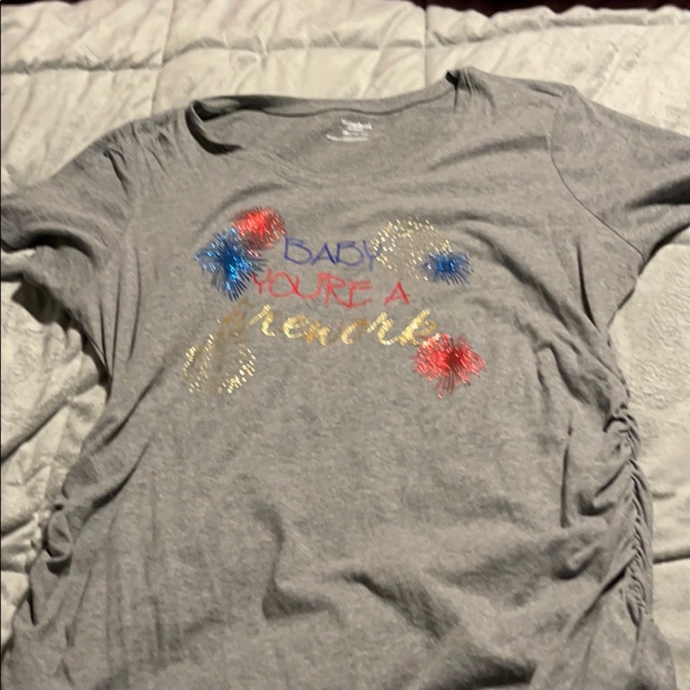 Firework maternity tshirt